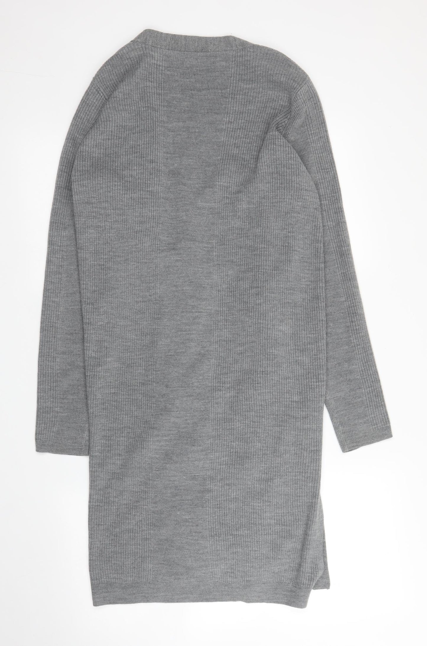 M&S Womens Grey   Cardigan Jumper Size L