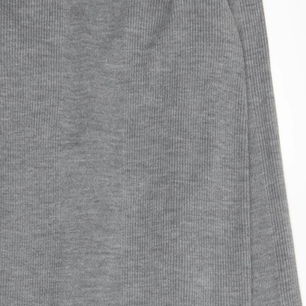 M&S Womens Grey   Cardigan Jumper Size L
