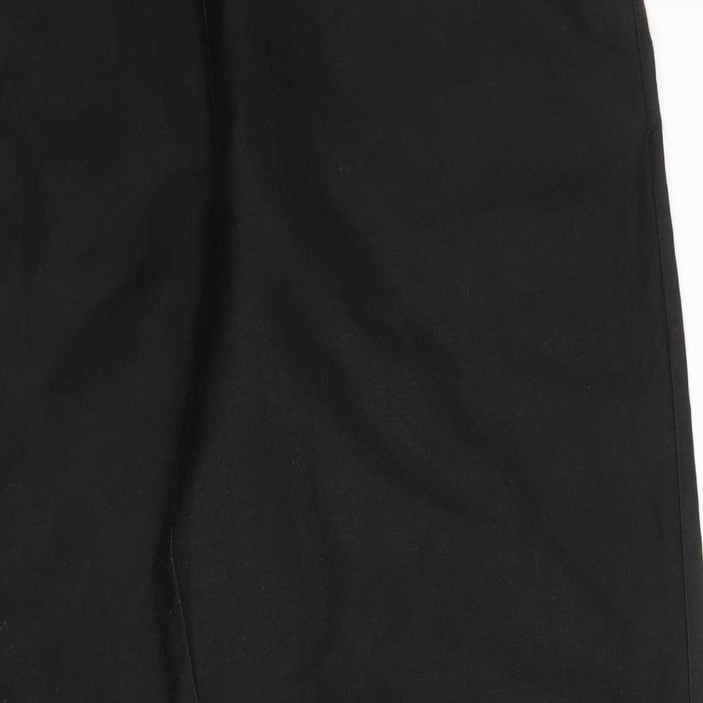 Crea Concept Womens Black   Trousers  Size 14 L28 in