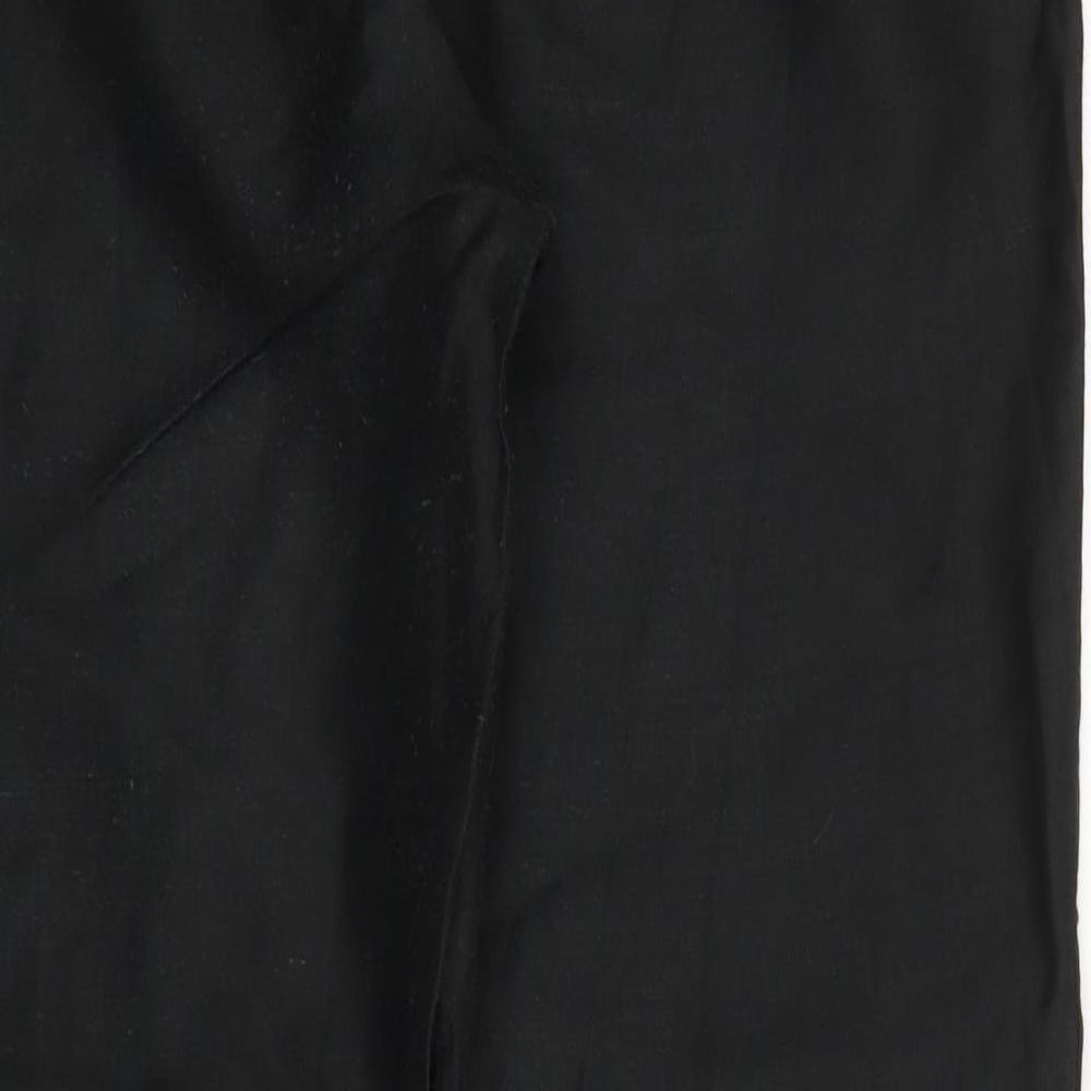 Crea Concept Womens Black   Trousers  Size 14 L28 in