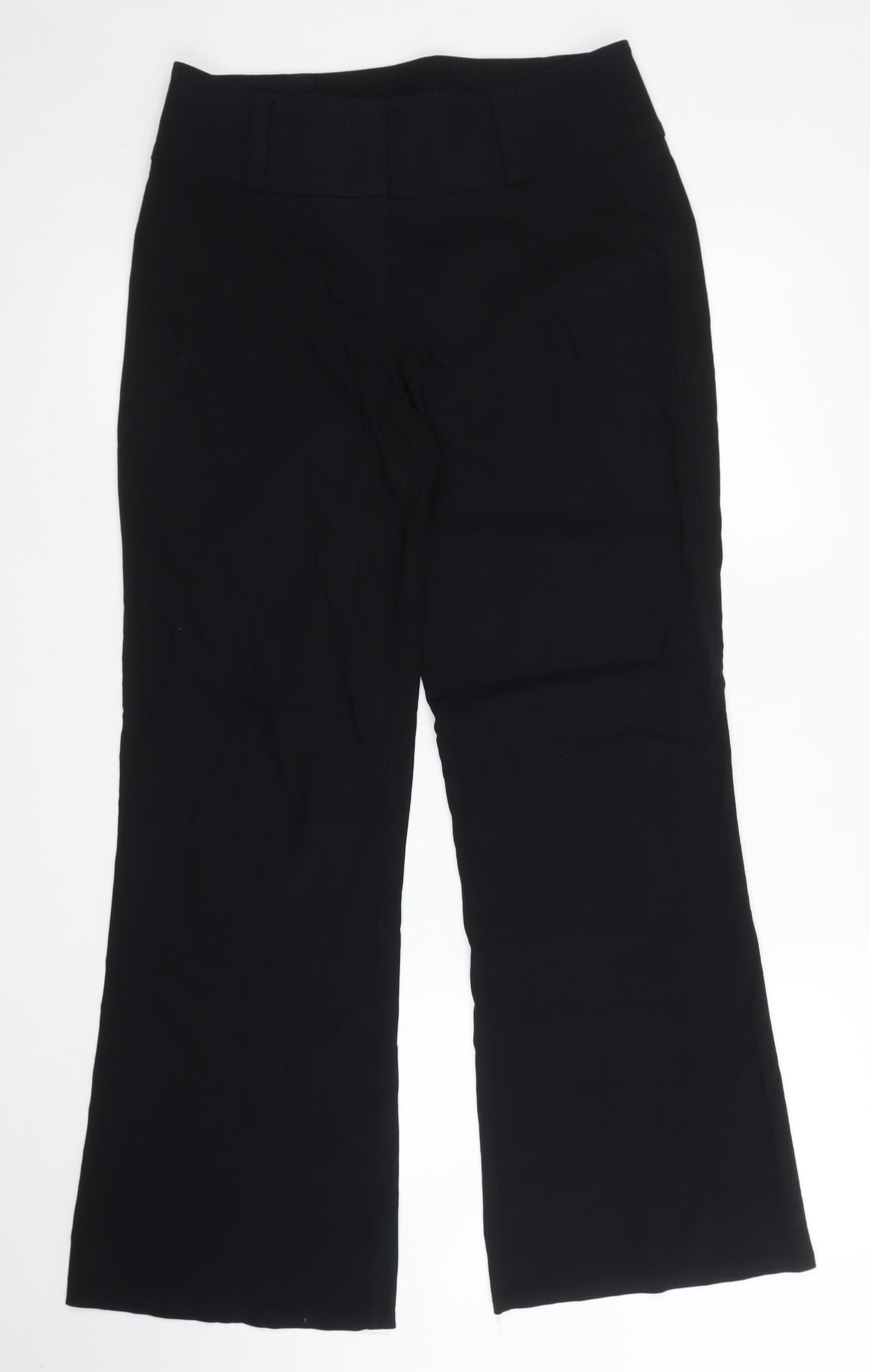 M&S Womens Black   Trousers  Size 12 L29 in