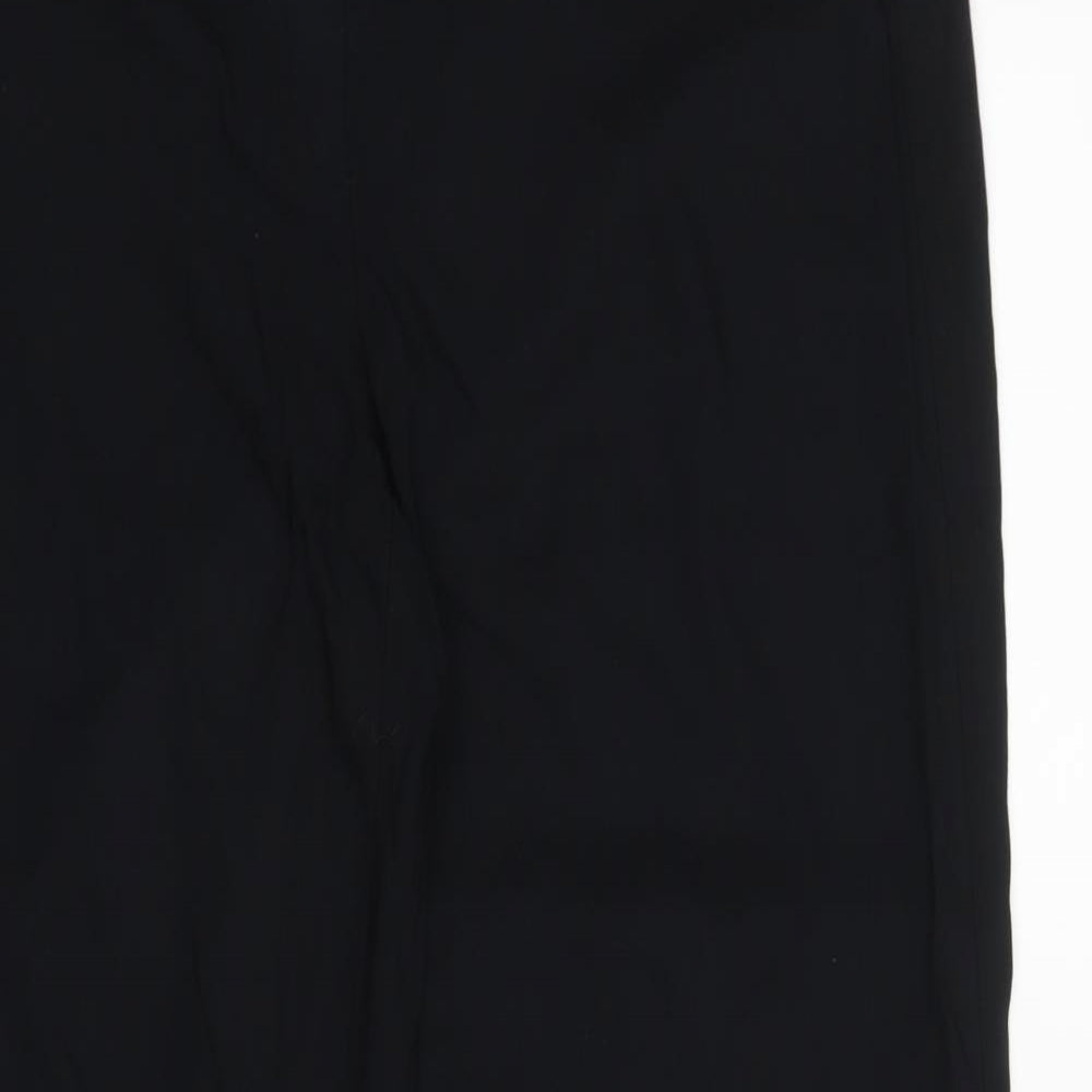 M&S Womens Black   Trousers  Size 12 L29 in