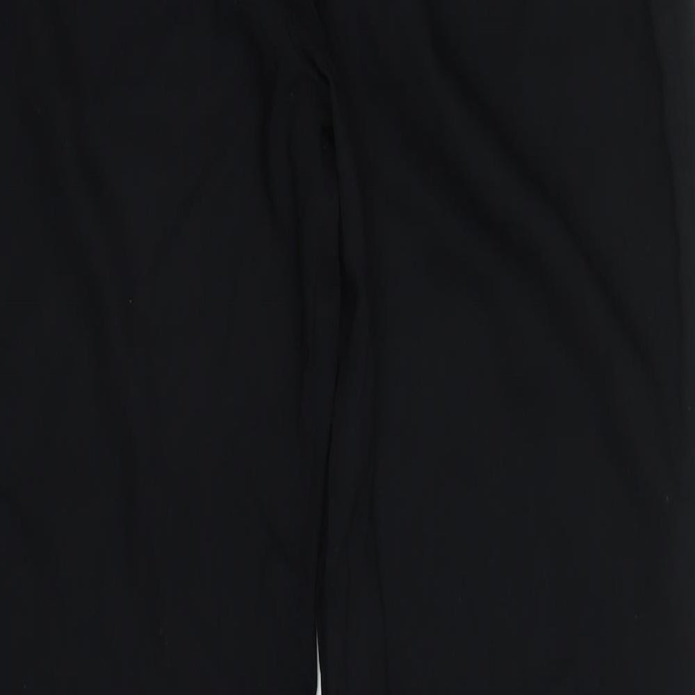M&S Womens Black   Trousers  Size 12 L29 in