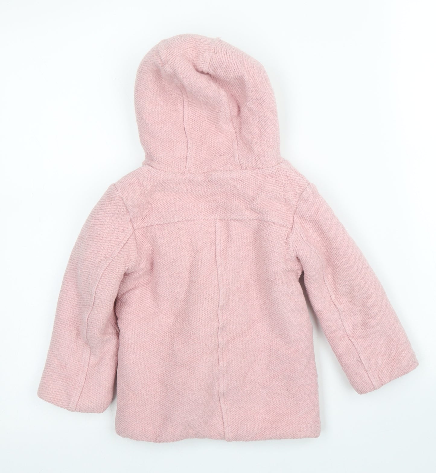 John Lewis Girls Pink   Overcoat Coat Size 2-3 Years
