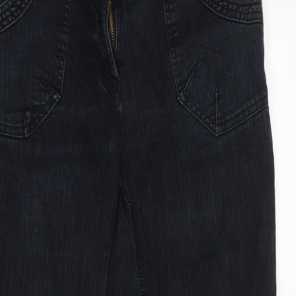 Cherokee Womens Blue  Denim Wide-Leg Jeans Size 12 L27 in