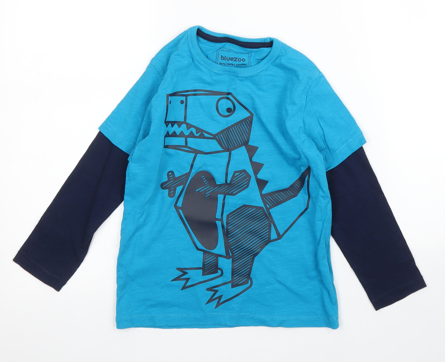 Debenhams Boys Blue   Basic T-Shirt Size 5 Years