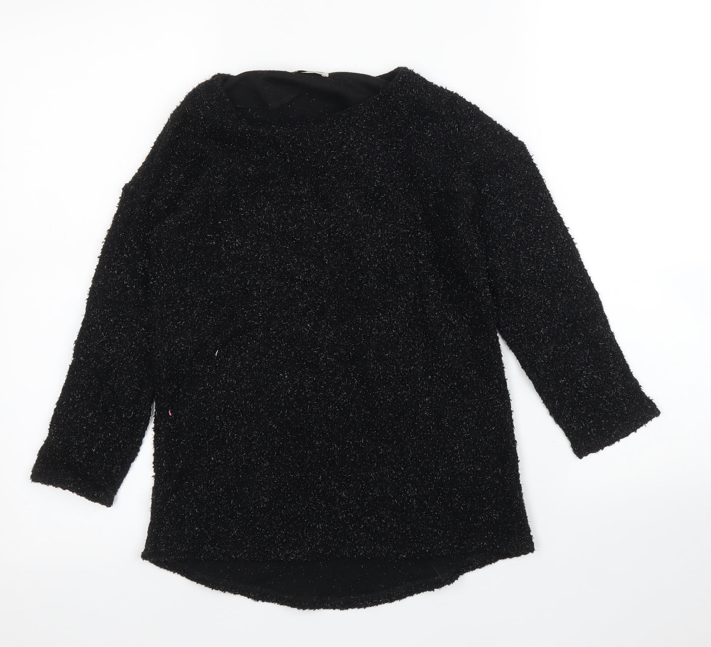 NEXT Girls Black   Pullover Jumper Size 8 Years