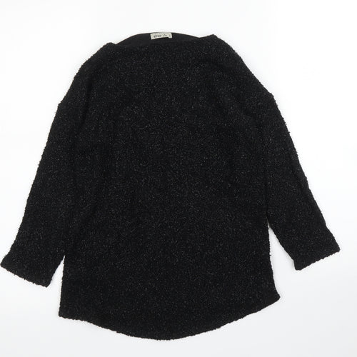 NEXT Girls Black   Pullover Jumper Size 8 Years