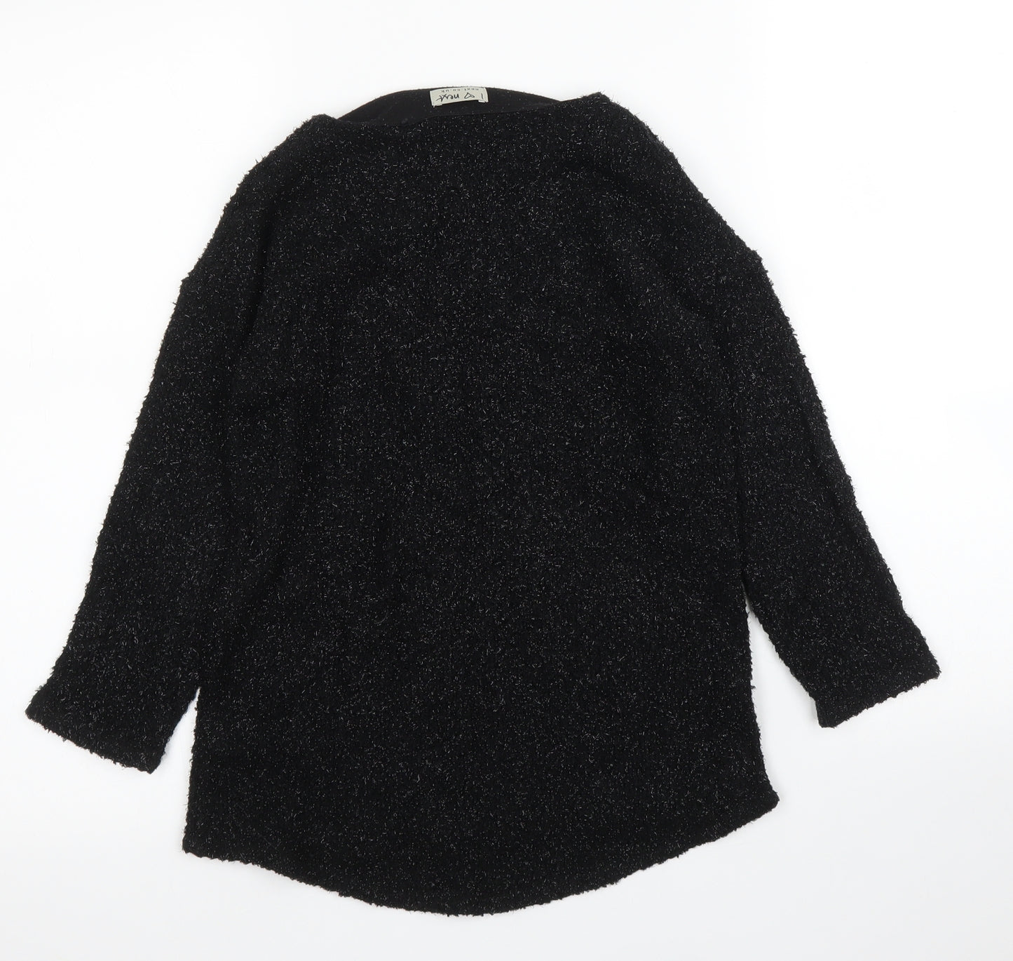NEXT Girls Black   Pullover Jumper Size 8 Years
