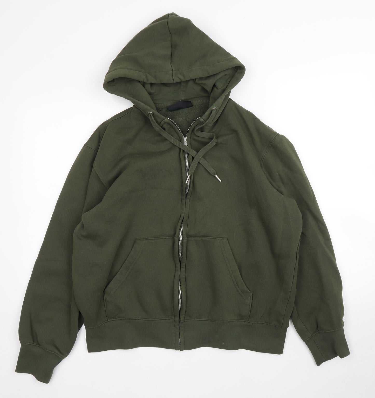 H&M Mens Green   Full Zip Hoodie Size M