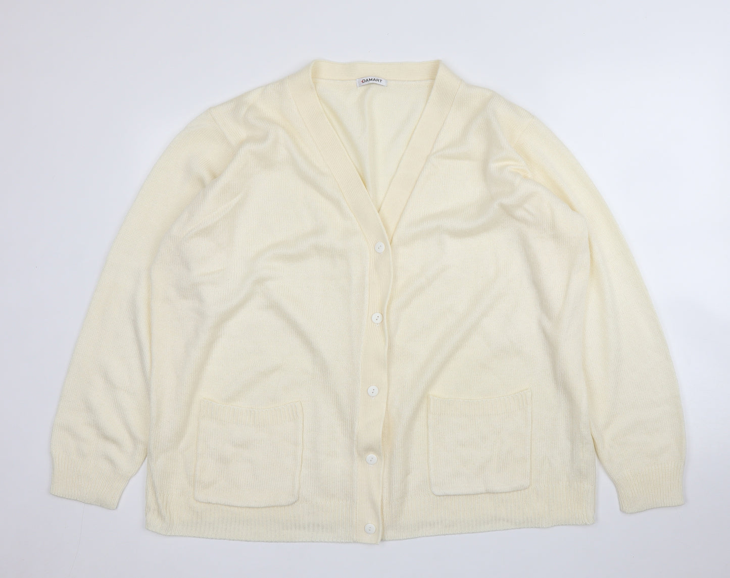 Damart Womens Ivory   Cardigan Jumper Size 24