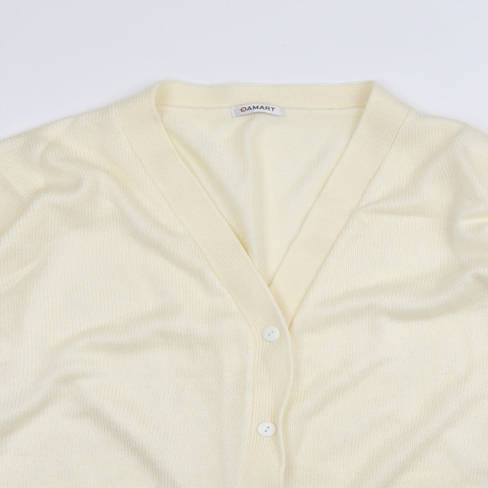 Damart Womens Ivory   Cardigan Jumper Size 24