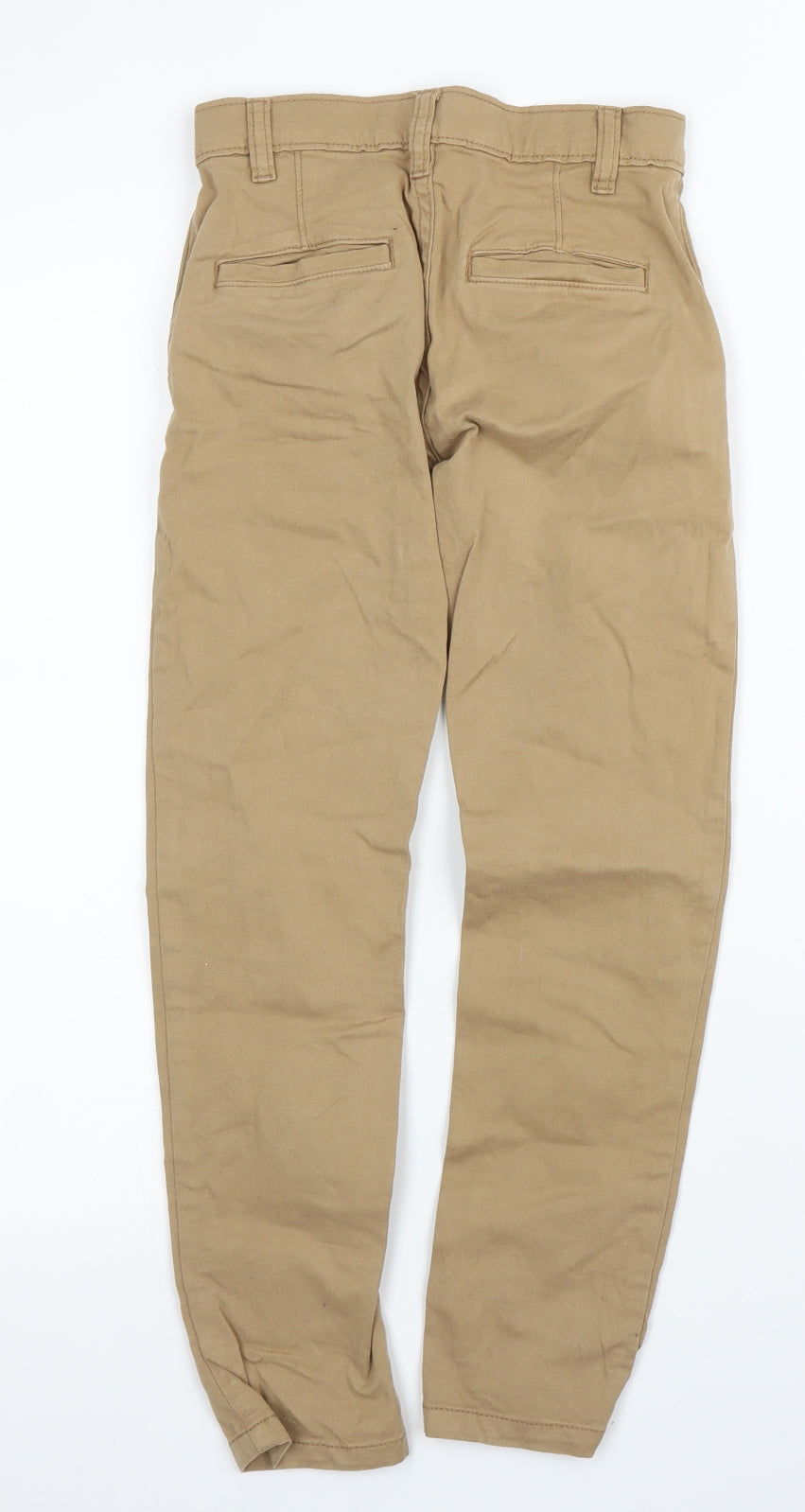 TU Boys Beige  Denim Chino Trousers Size 7 Years
