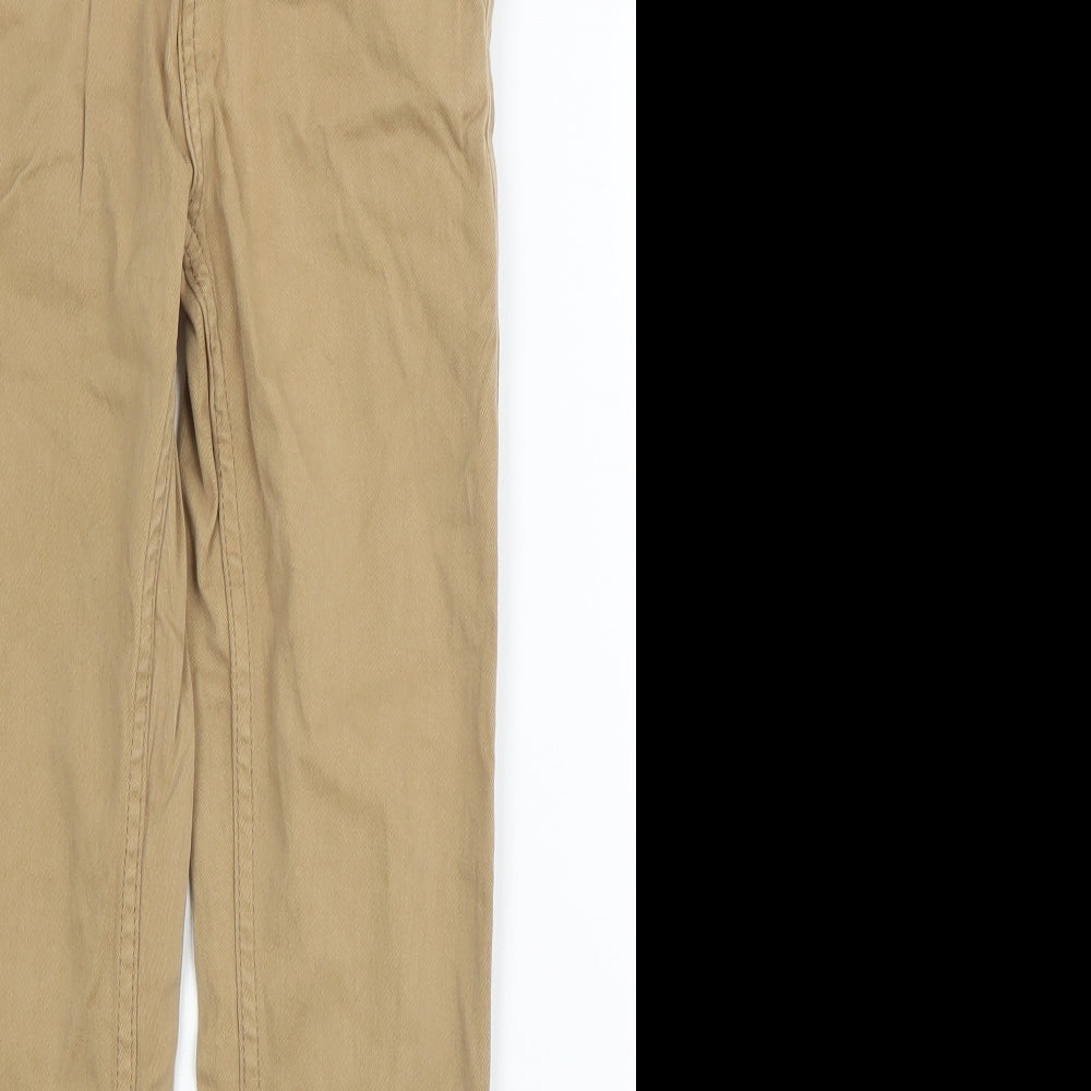 TU Boys Beige  Denim Chino Trousers Size 7 Years
