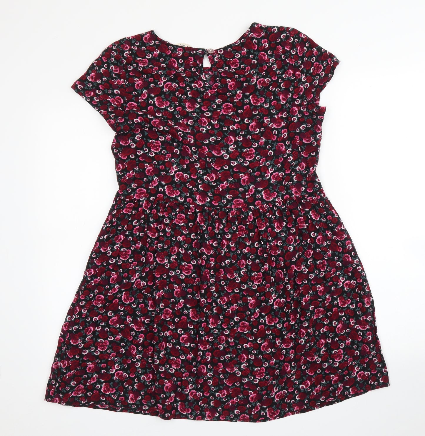 H&M Girls Purple Floral  A-Line  Size 13 Years