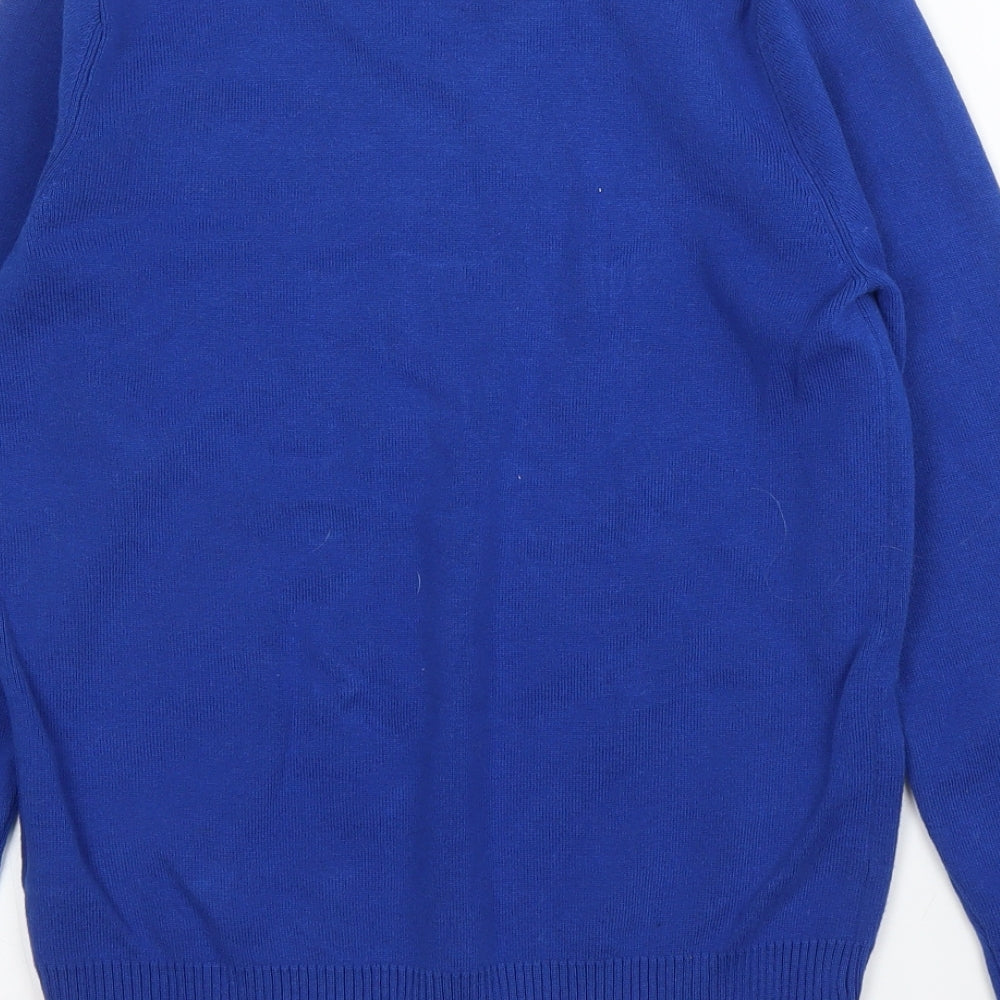 M&S Boys Blue   Pullover Jumper Size 10 Years