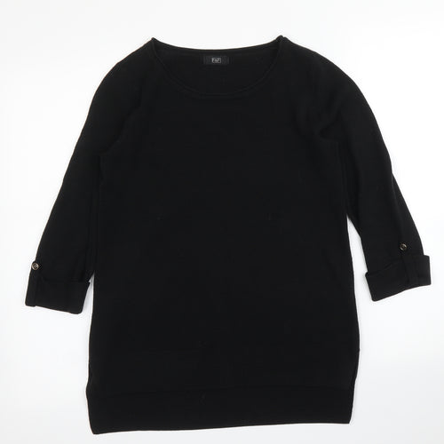 F&F Womens Black   Pullover Jumper Size 10
