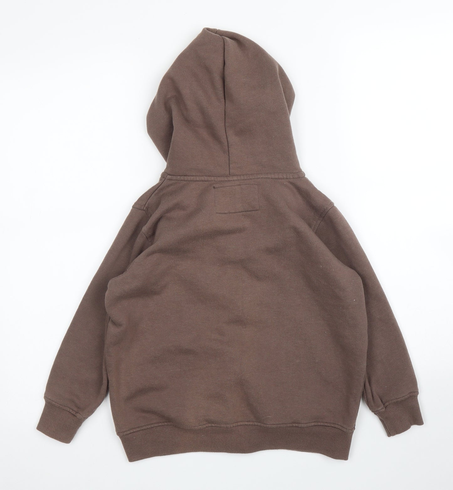 Kangaroo Poo Boys Brown   Full Zip Hoodie Size 5 Years