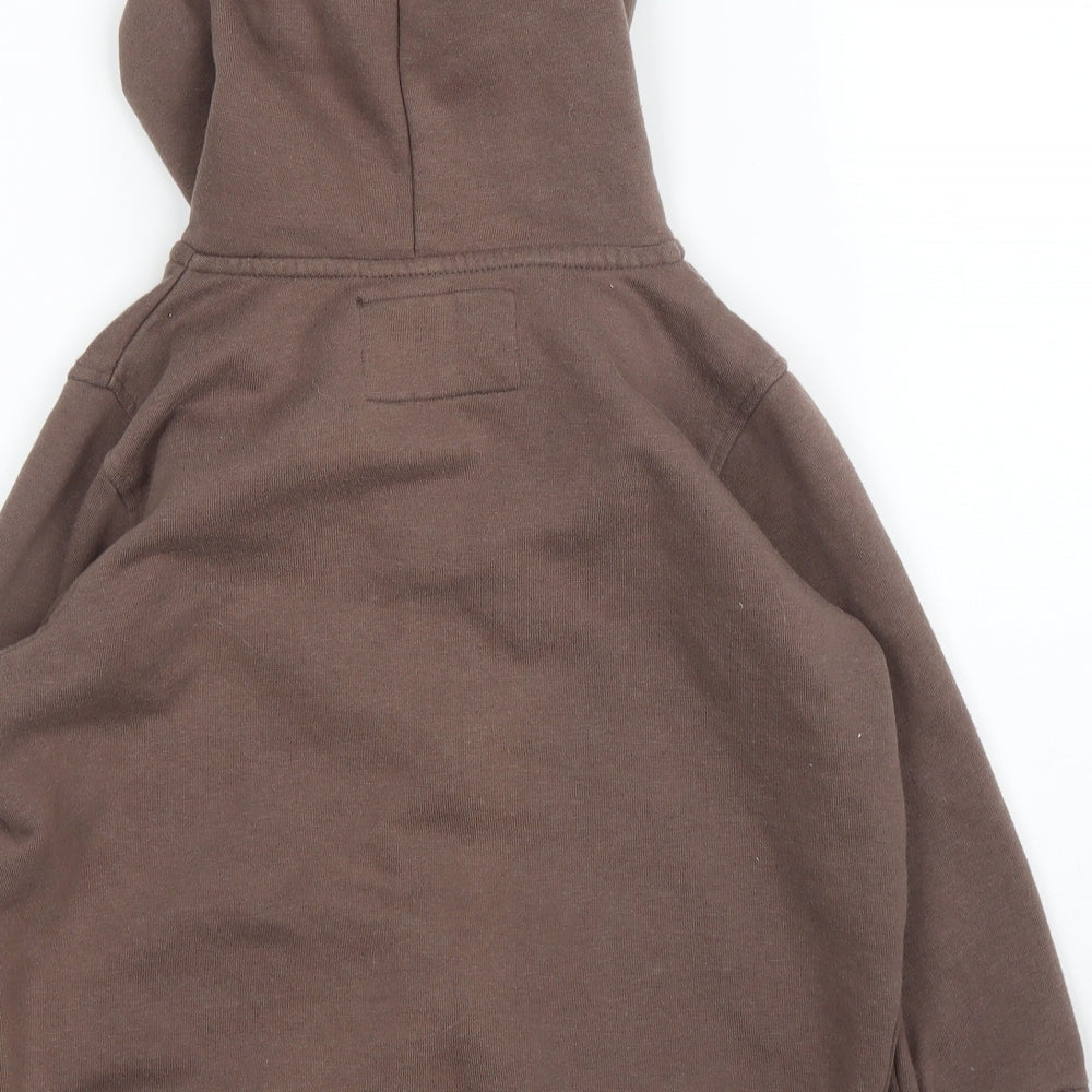 Kangaroo Poo Boys Brown   Full Zip Hoodie Size 5 Years