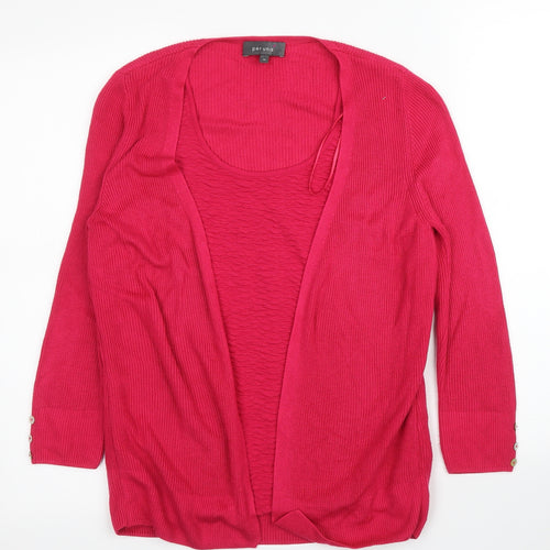 M&S Womens Pink   Cardigan Jumper Size 10