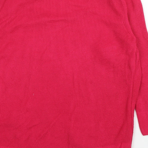 M&S Womens Pink   Cardigan Jumper Size 10