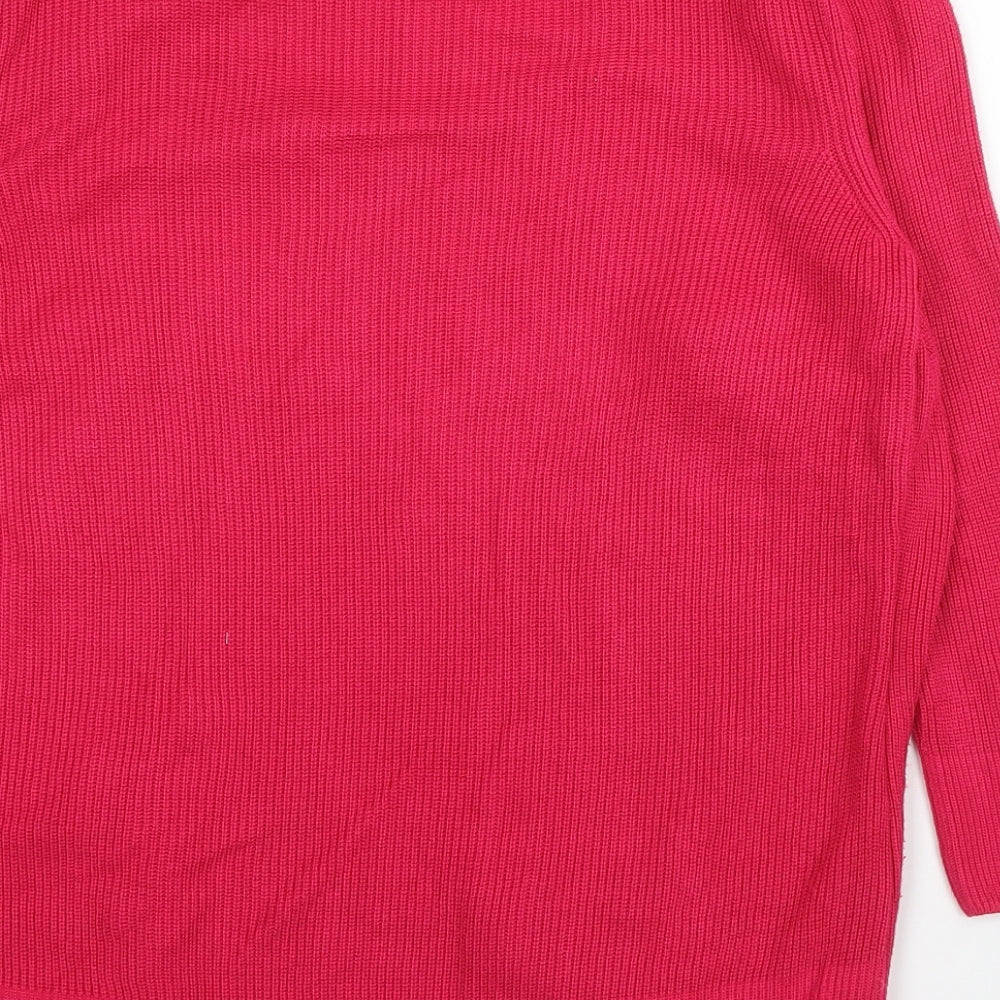 M&S Womens Pink   Cardigan Jumper Size 10