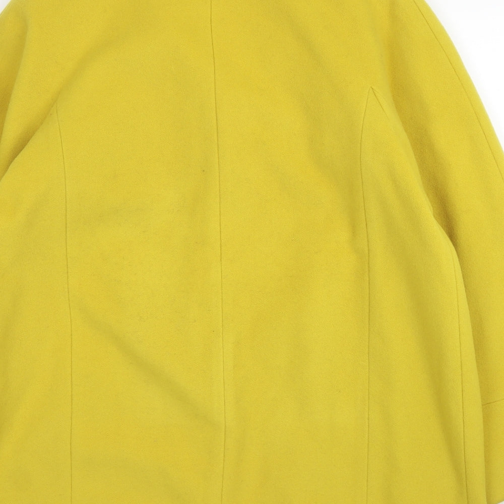 Windsmoor Womens Yellow   Overcoat Coat Size L