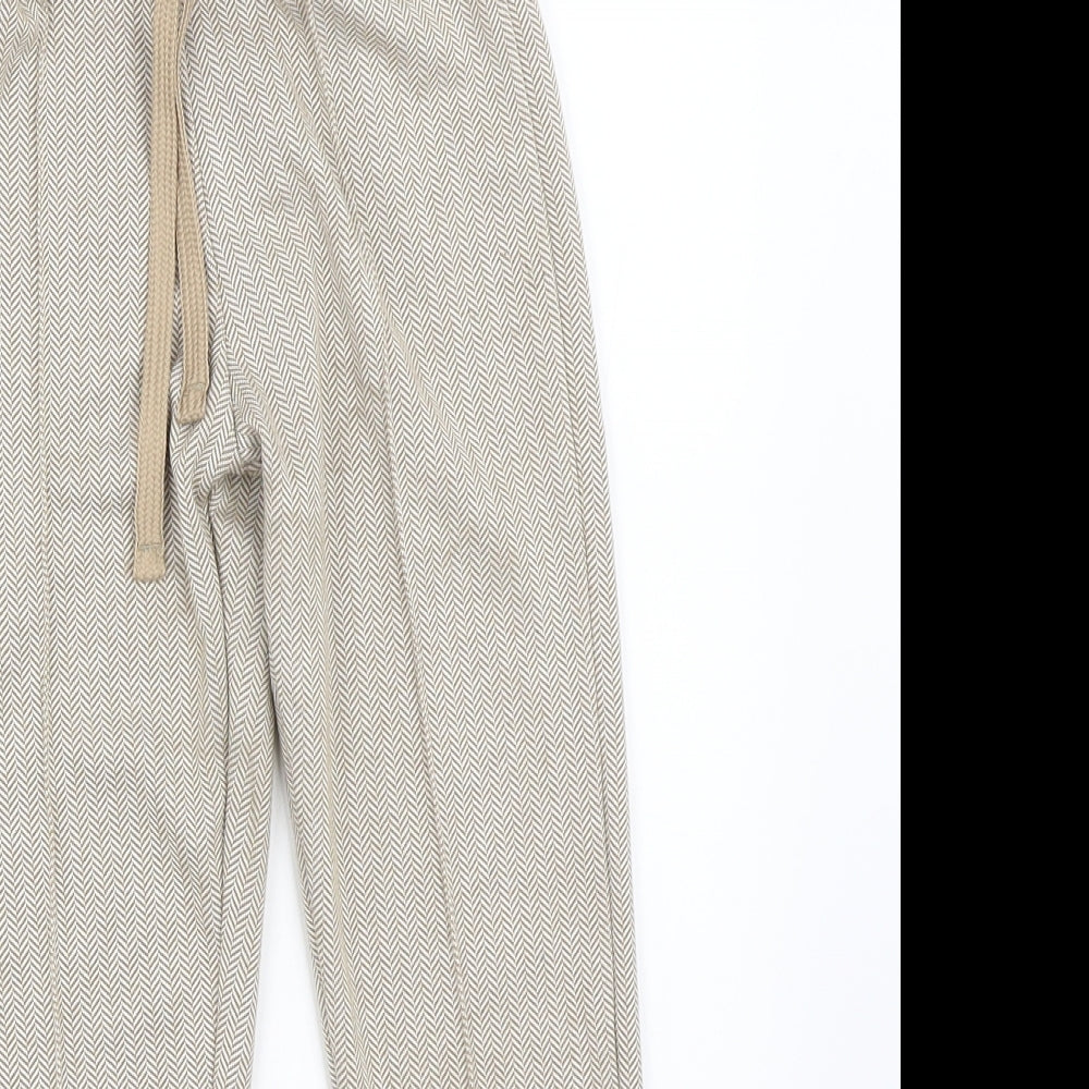 River Island Boys Beige   Capri Trousers Size 7-8 Years