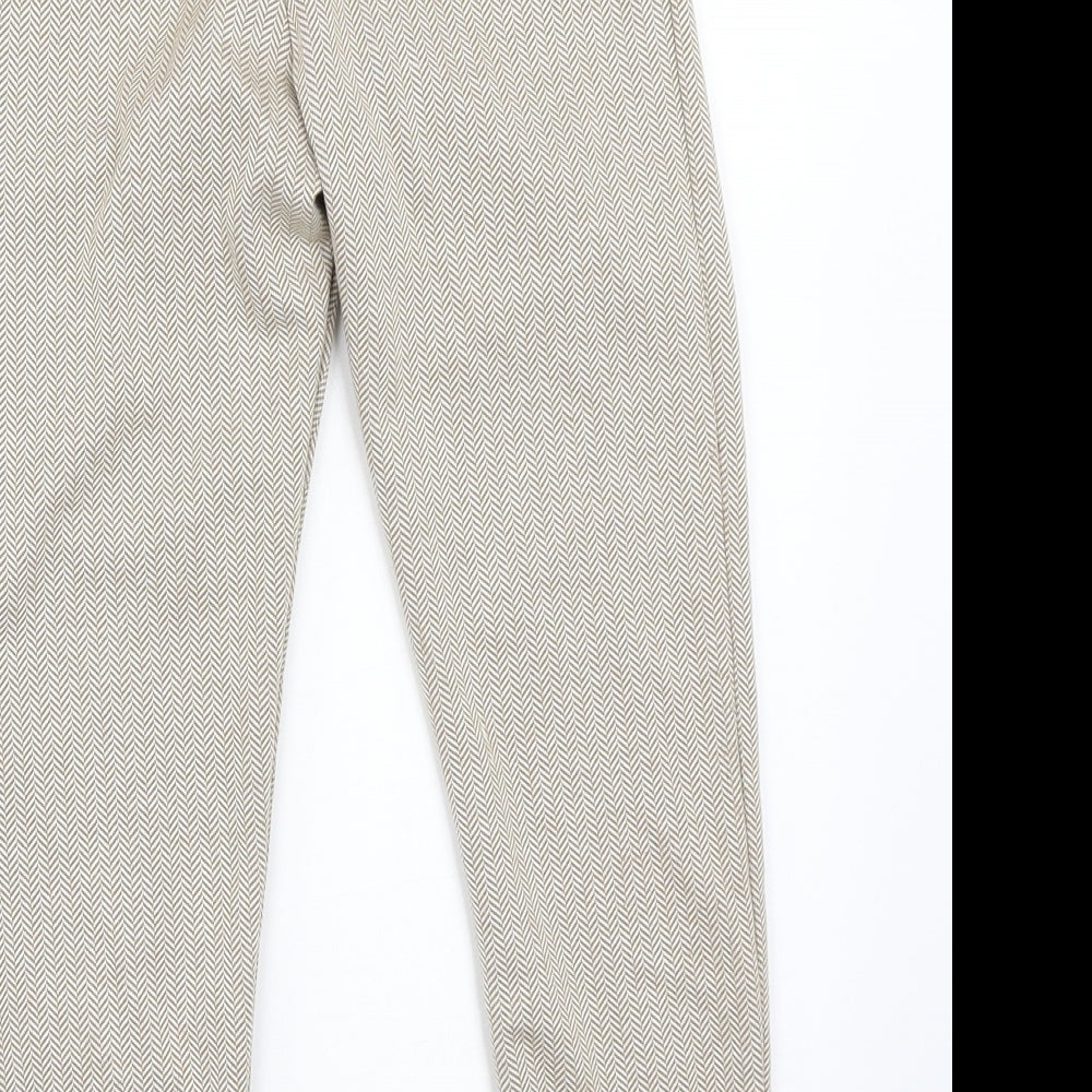River Island Boys Beige   Capri Trousers Size 7-8 Years