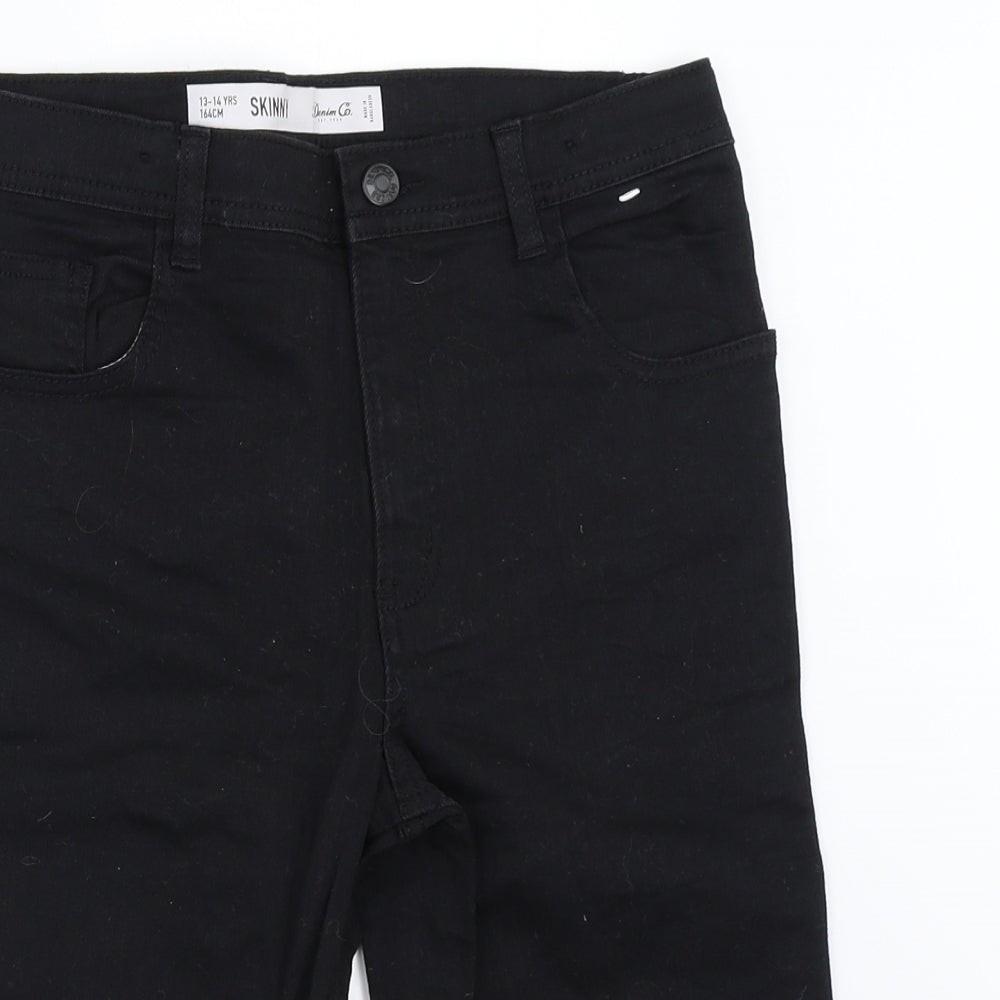 Primark Boys Black   Cropped Jeans Size 13-14 Years