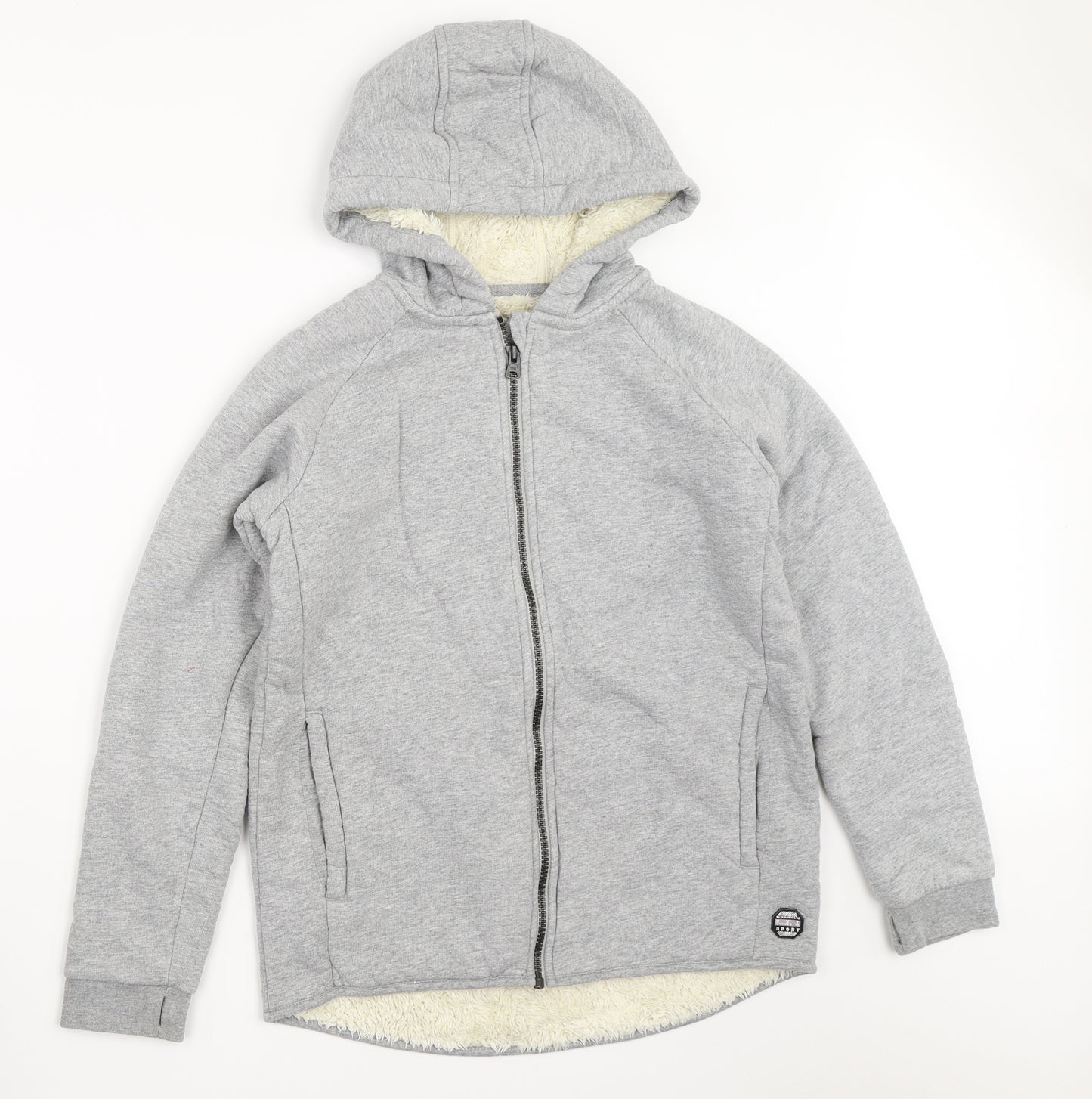 NEXT Boys Grey   Full Zip Hoodie Size 12 Years