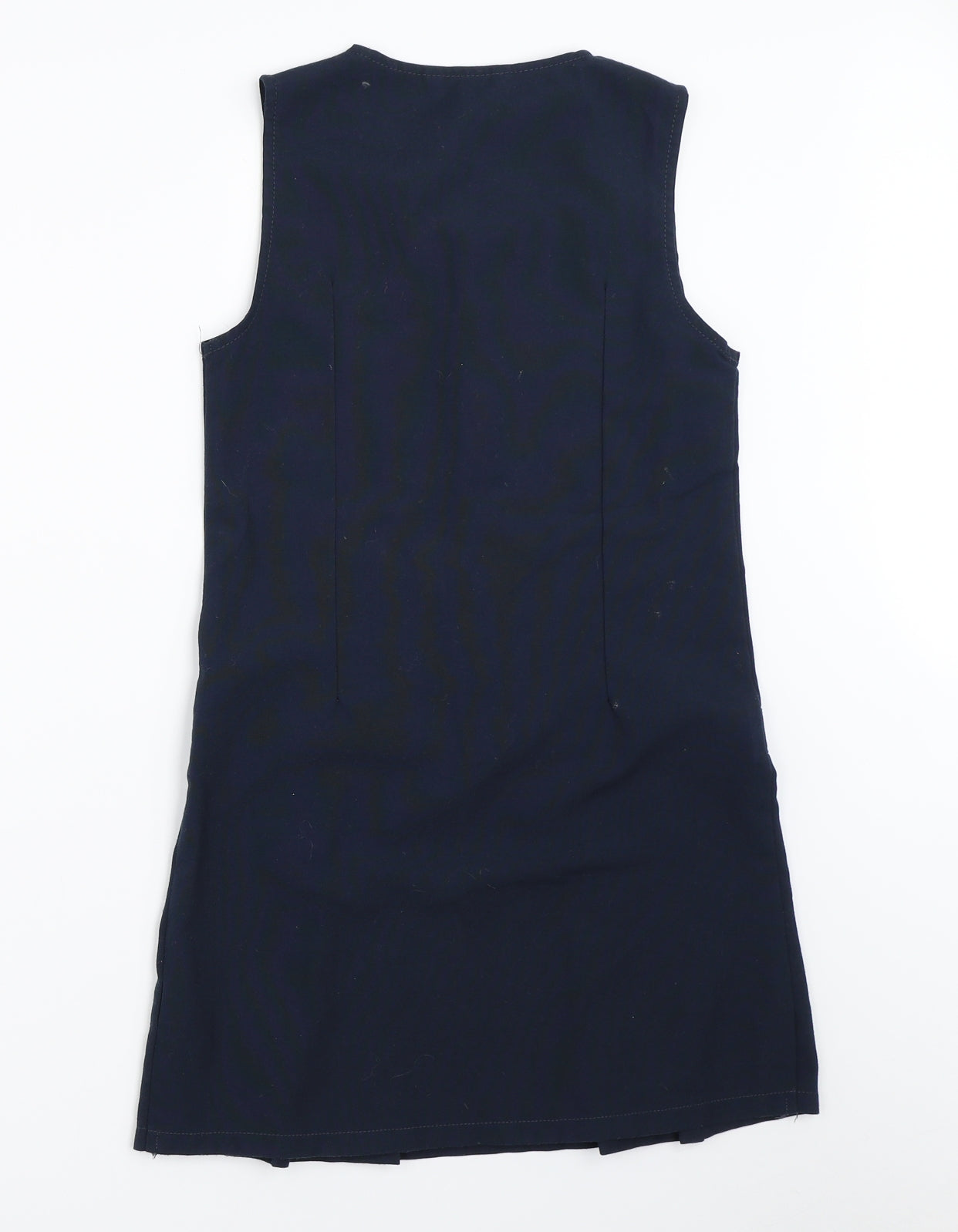 Marks and Spencer Girls Blue   Pinafore/Dungaree Dress  Size 8-9 Years  - school dress