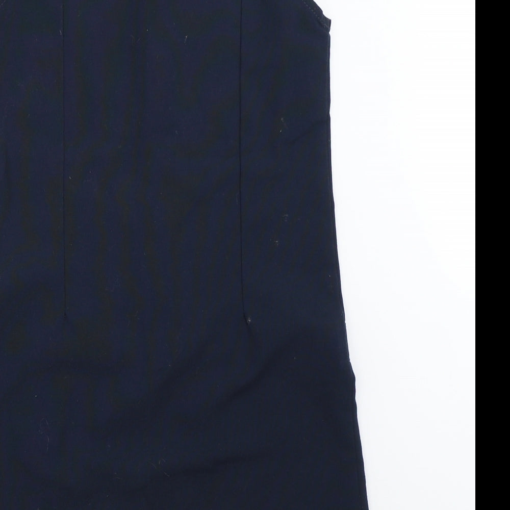 Marks and Spencer Girls Blue   Pinafore/Dungaree Dress  Size 8-9 Years  - school dress