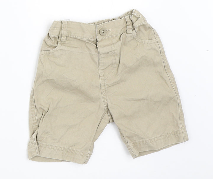 Baby Club Boys Beige Cropped Trousers Size 12 Months