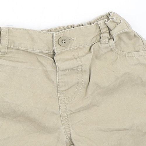 Baby Club Boys Beige   Cropped Trousers Size 12 Months