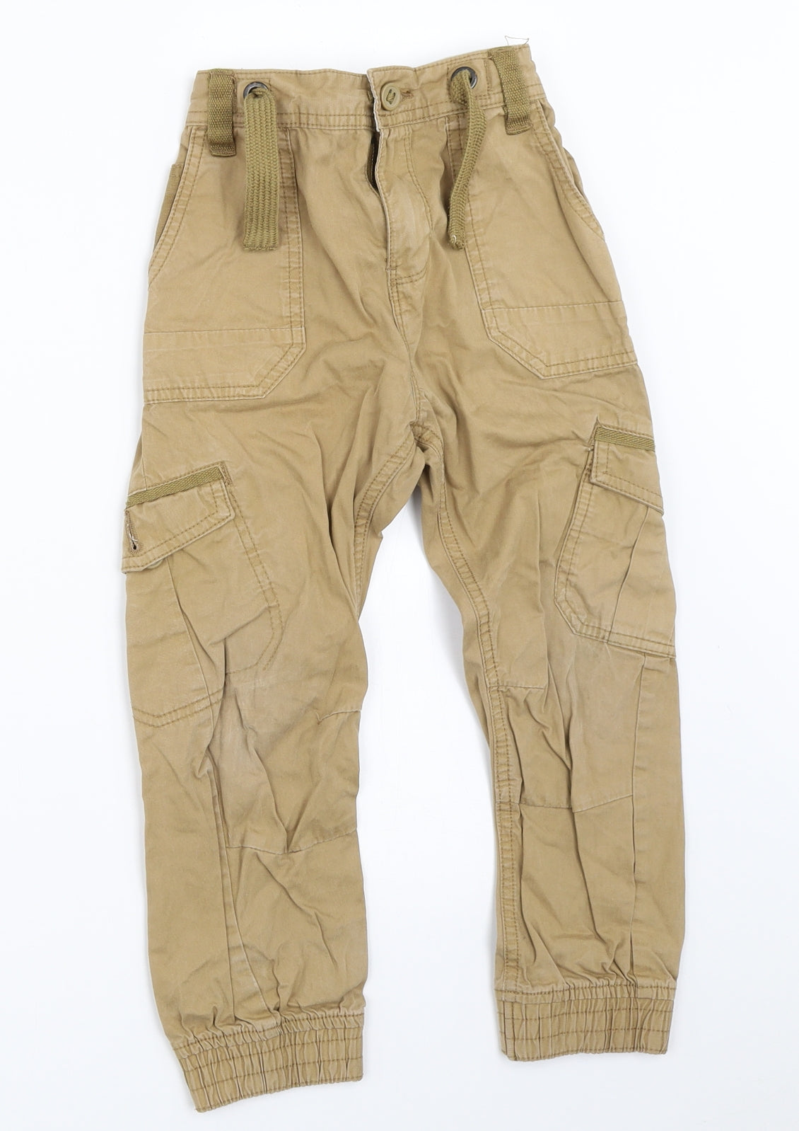 NEXT Boys Beige   Cargo Trousers Size 6 Years