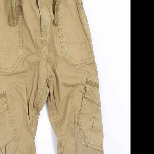 NEXT Boys Beige   Cargo Trousers Size 6 Years