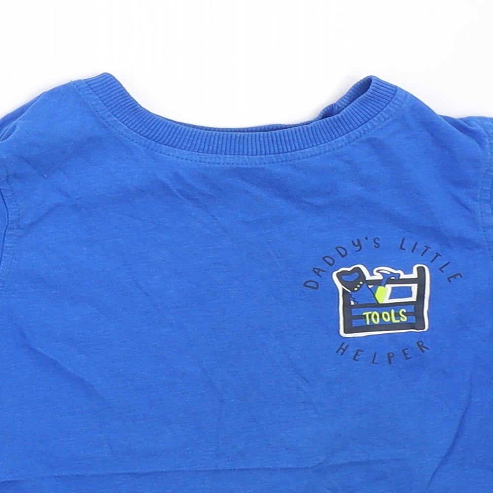 George Boys Blue   Basic T-Shirt Size 2-3 Years