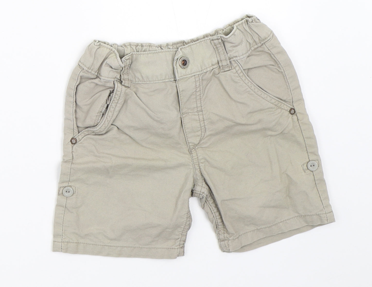 H&M Boys Beige   Cropped Trousers Size 12-18 Months