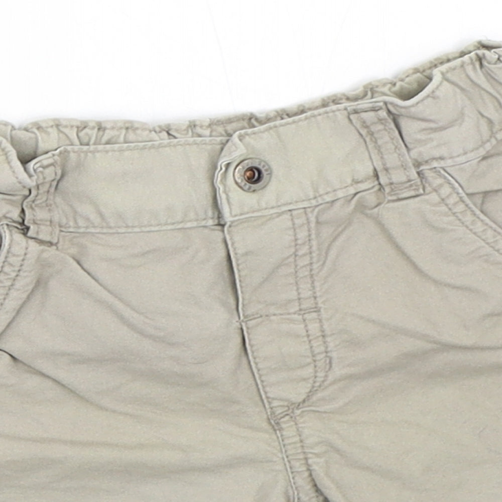 H&M Boys Beige   Cropped Trousers Size 12-18 Months