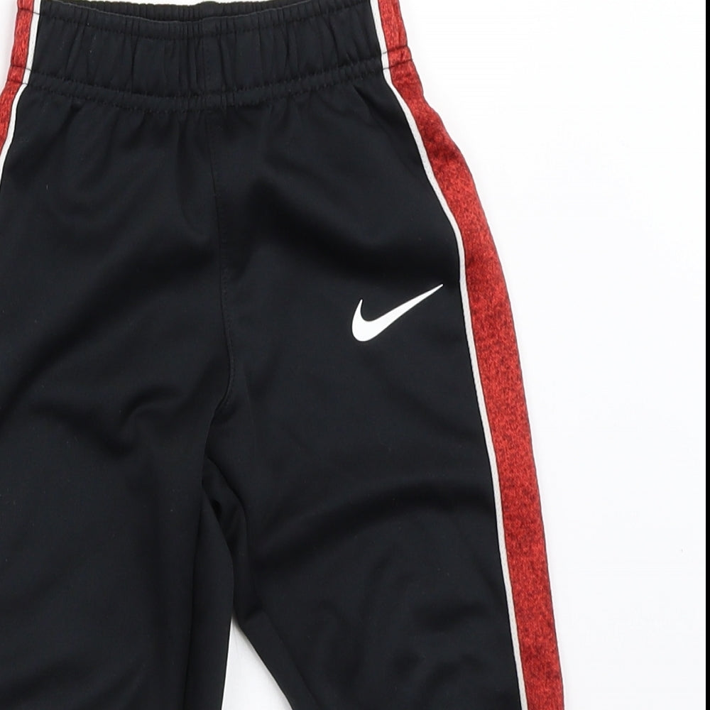 Nike Boys Black   Jogger Trousers Size 3 Years