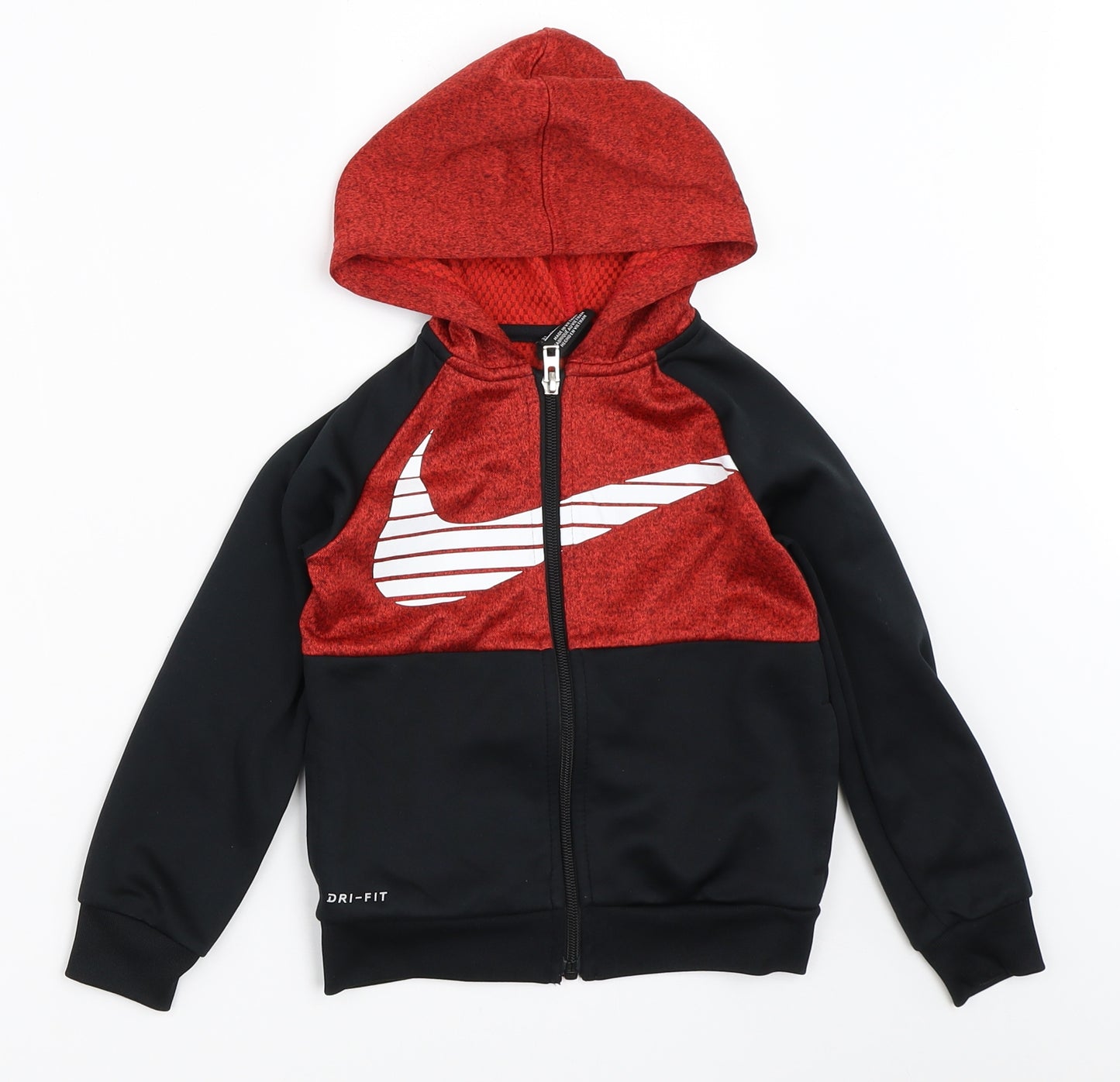 Nike Boys Black   Full Zip Hoodie Size 3 Years