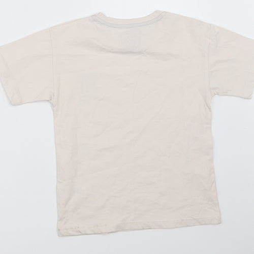 Matalan Boys Ivory   Basic T-Shirt Size 6 Years
