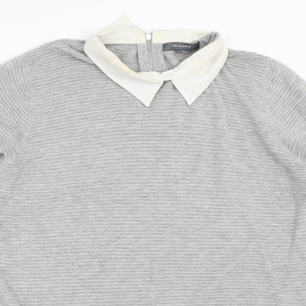 Primark Womens Grey   Pullover Jumper Size XL