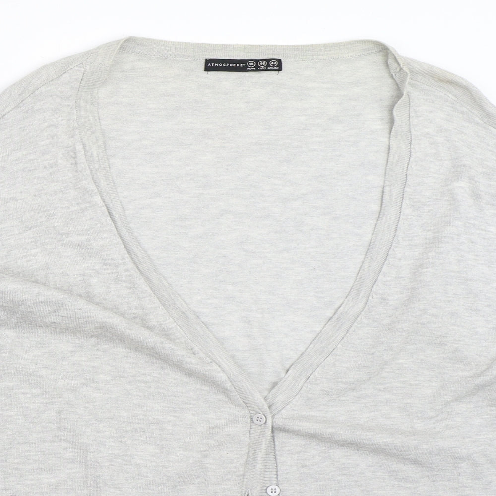 Atmosphere Womens Grey   Cardigan Jumper Size 18