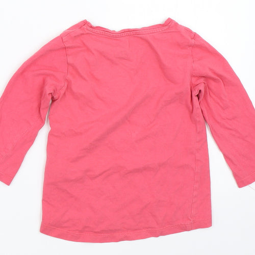 Blue Zoo Girls Pink   Basic T-Shirt Size 2-3 Years