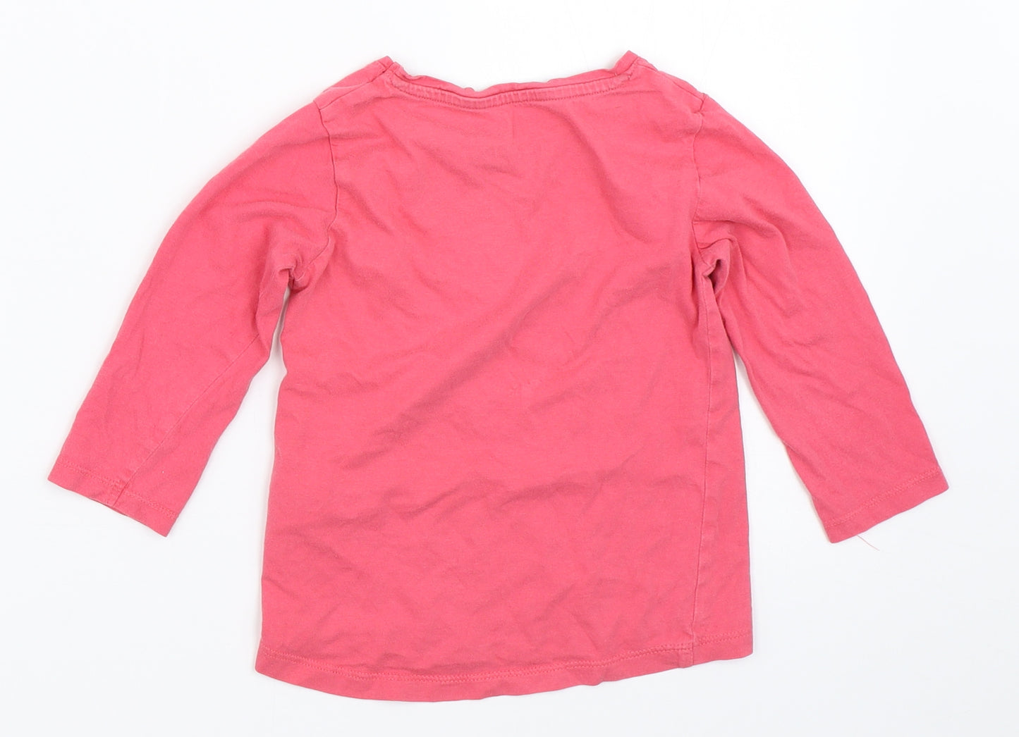 Blue Zoo Girls Pink   Basic T-Shirt Size 2-3 Years