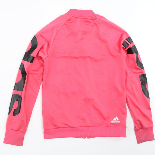 adidas Girls Pink   Jacket  Size 11-12 Years