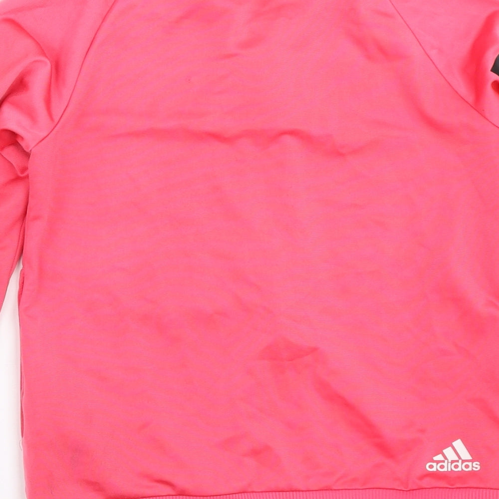 adidas Girls Pink   Jacket  Size 11-12 Years