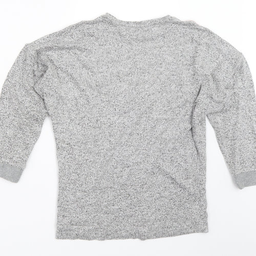 Nutmeg Girls Grey   Pullover Jumper Size 9-10 Years